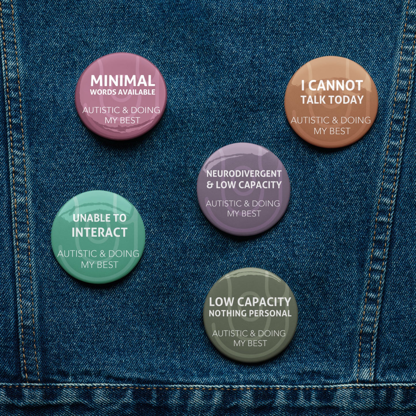 Doing My Best Pin Set