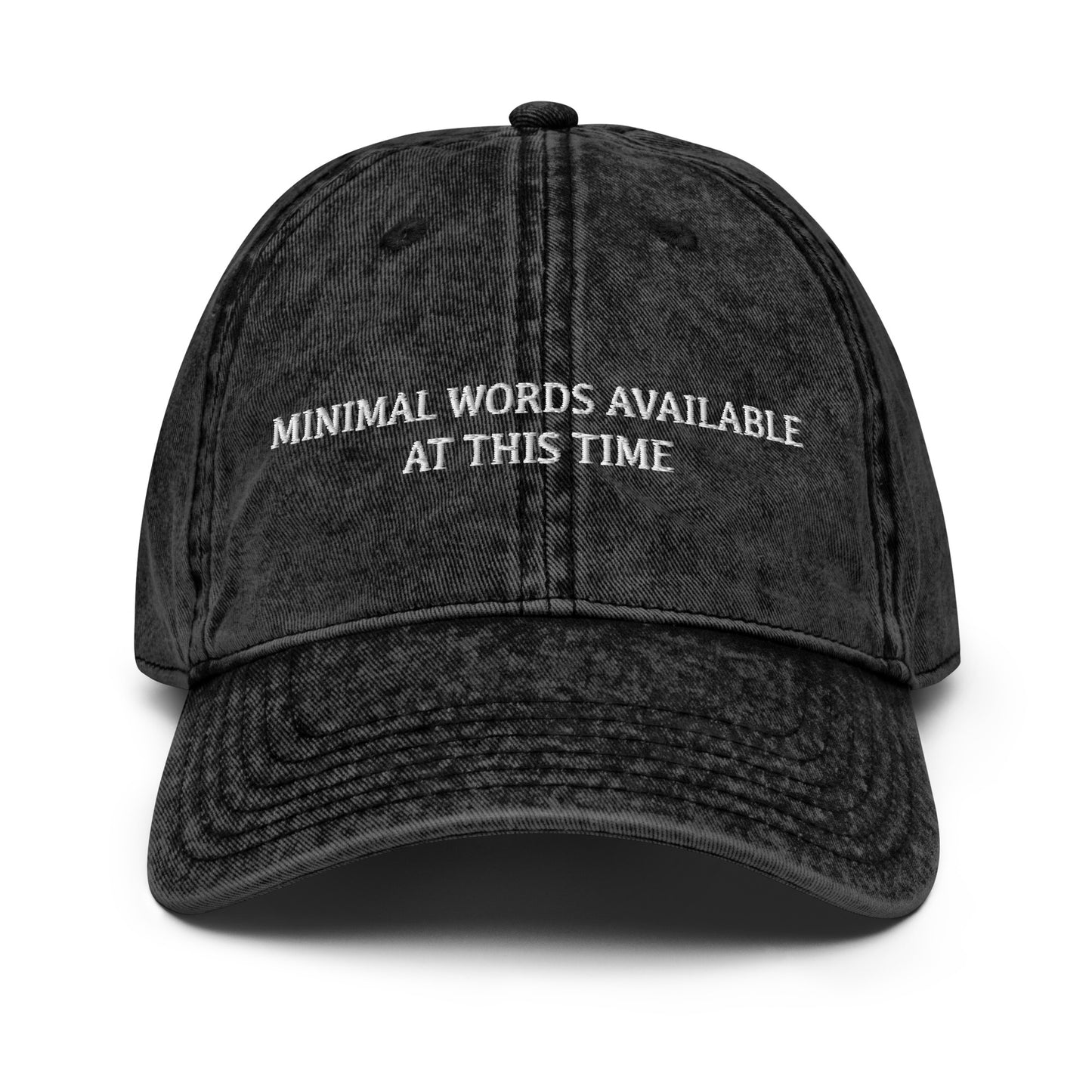 Minimal Words Available - Burnout Cap
